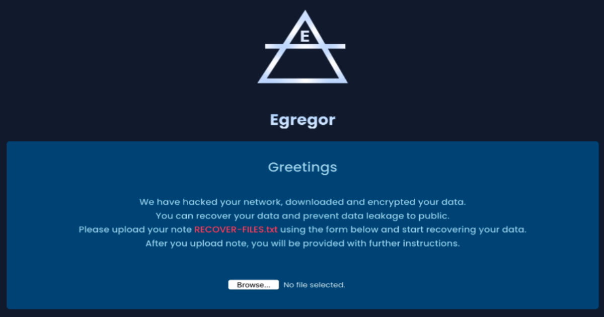 Egregor operation takes huge hit after police raids | Intel 471